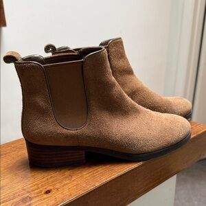 Cole Haan Brown Suede Ankle Boots size 6 1/2